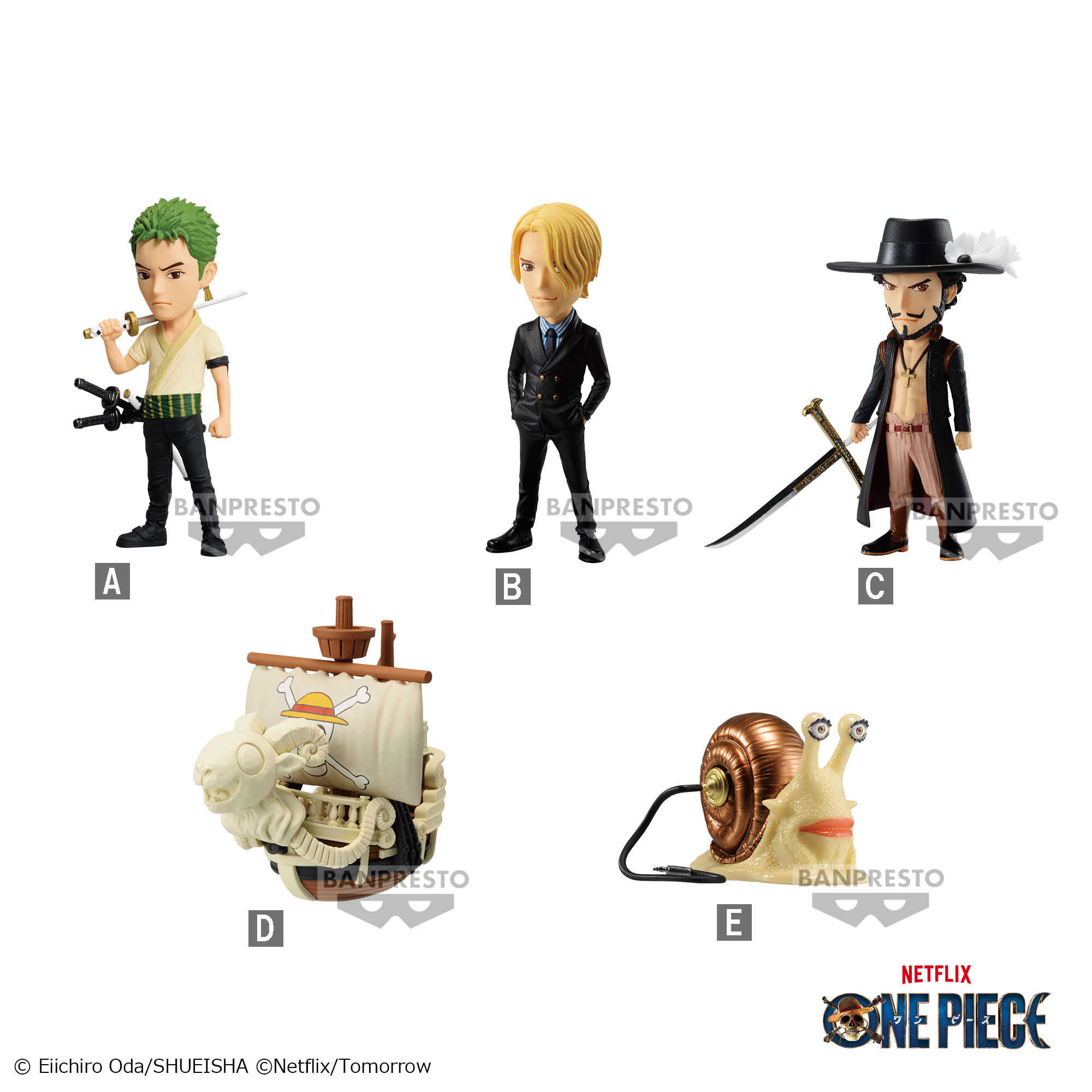 ★萊盛小拳王★BANPRESTO 代理版 景品 航海王 真人版 WCF vol.2(5+1隨機