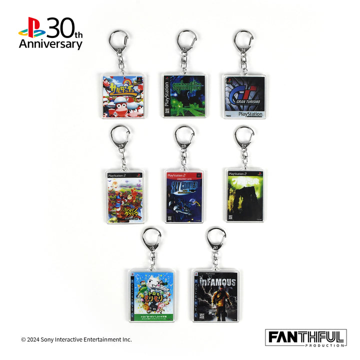 ★萊盛小拳王★FANTHFU 代理版 盒玩 PlayStation 30周年 壓克力鑰匙扣 全8種 隨機出貨