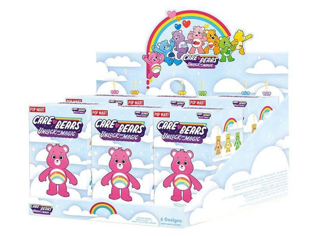 ★萊盛小拳王★POPMART 盒玩 彩虹熊 Care Bears系列 絨毛鎖匙扣 隨機出貨