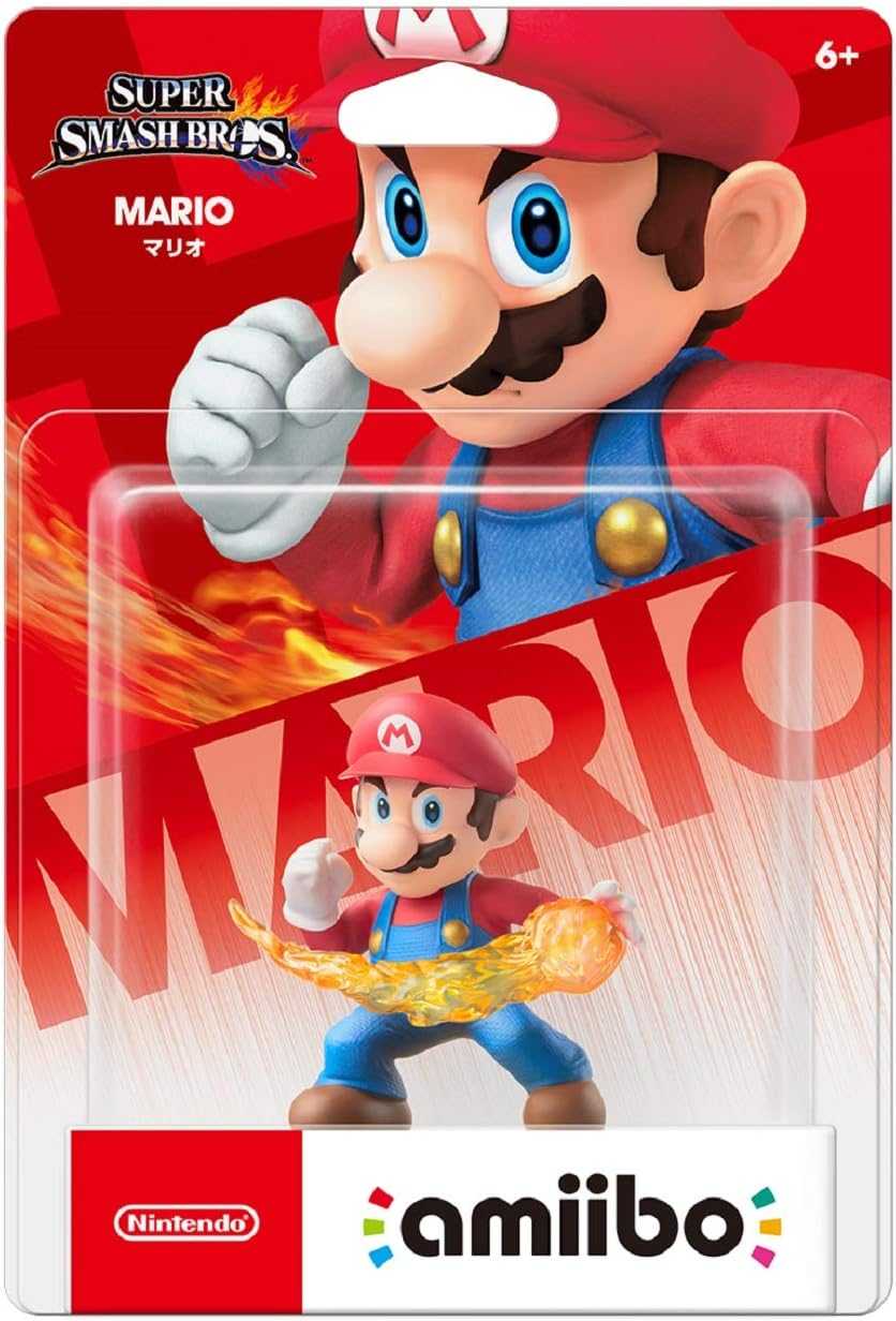 ★萊盛小拳王★ amiibo 瑪利歐 (任天堂明星大亂鬥)