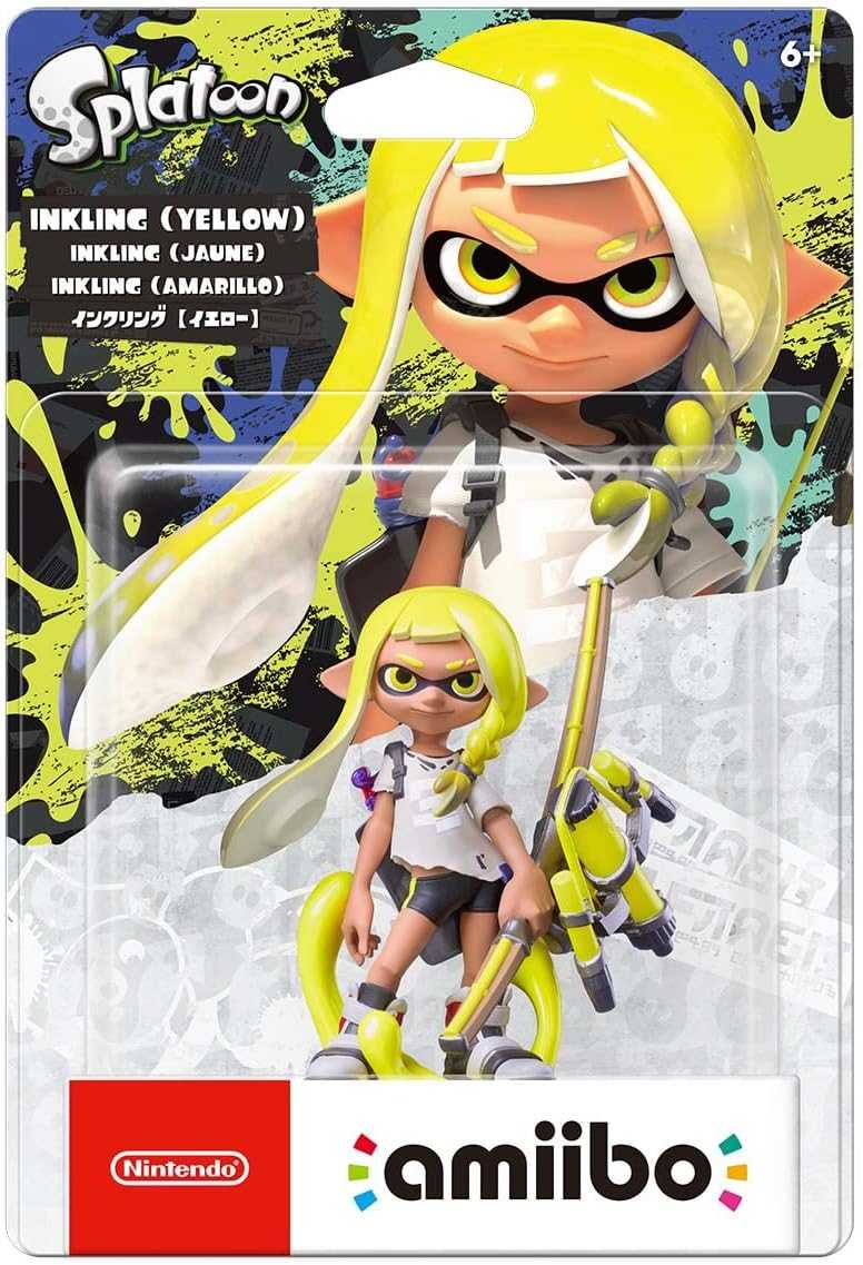 ★萊盛小拳王★ amiibo 魷魚族 黃色 (斯普拉遁 漆彈大作戰)