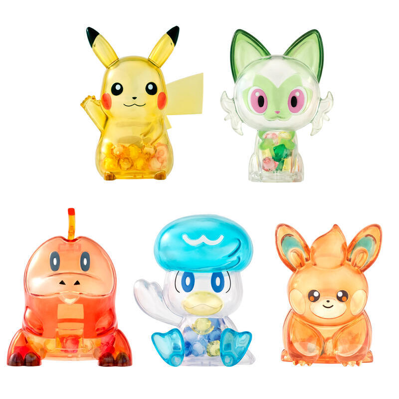 ★萊盛小拳王★BANDAI 代理版 盒玩 精靈寶可夢 CRYSTALCOT 水晶收藏 全5種 隨機出貨