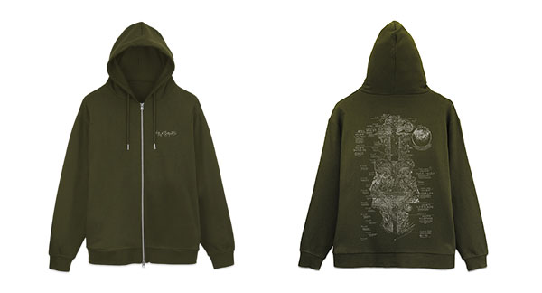 ★萊盛小拳王★預購25/11 COSPA  阿比斯地圖 ver.2.0 苔綠拉鍊衫M 0921