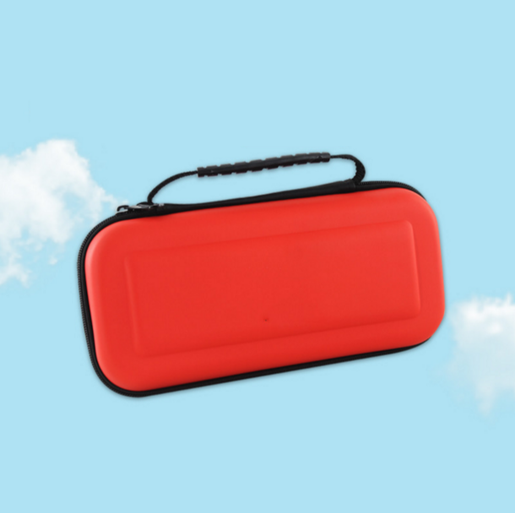 ★萊盛小拳王★ NS 主機格紋包 紅