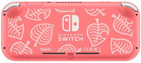 ★萊盛小拳王★ NS Nintendo Switch Lite 台灣專用機 珊瑚色 西施惠夏威夷花紋