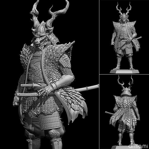 ★萊盛小拳王★預購 25/01 annulus 代理版 十二生肖之武士[龍] 組裝式固定塑膠模型 0912