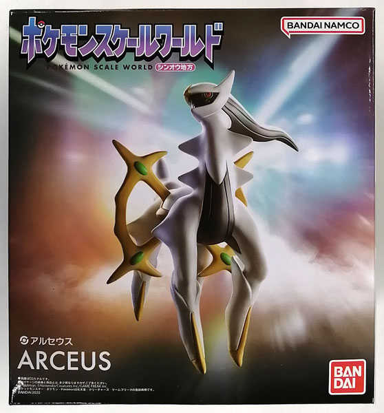 ★萊盛小拳王★BANDAI 代理版 盒玩 精靈寶可夢 SCALE WORLD 神奧地區 阿爾宙斯