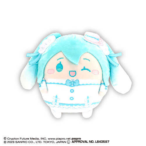 ★萊盛小拳王★MAX LIMITED 代理版 絨毛玩偶 初音未來x大耳狗 圓滾布偶 Msize E