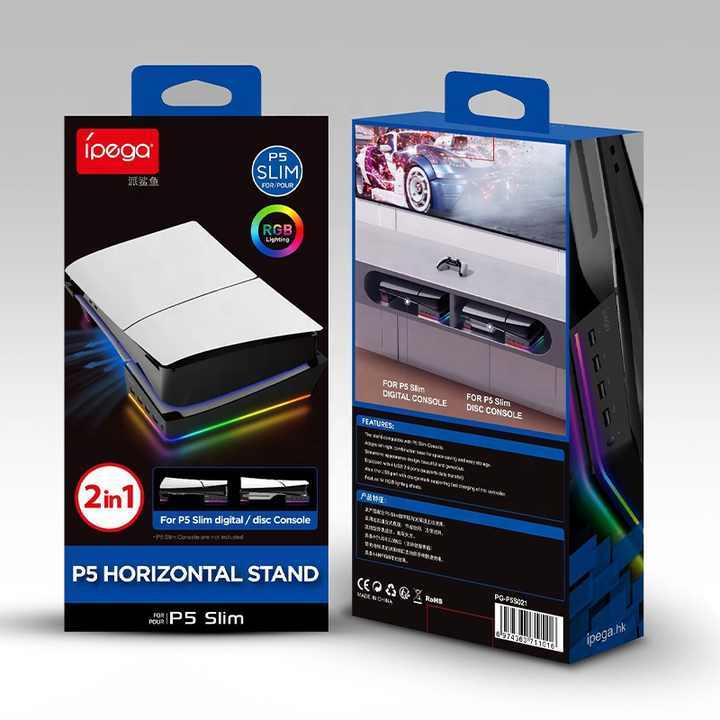 ★萊盛小拳王★PS5 ipega Pro/Slim可用 橫放型充電底座 (無風扇)