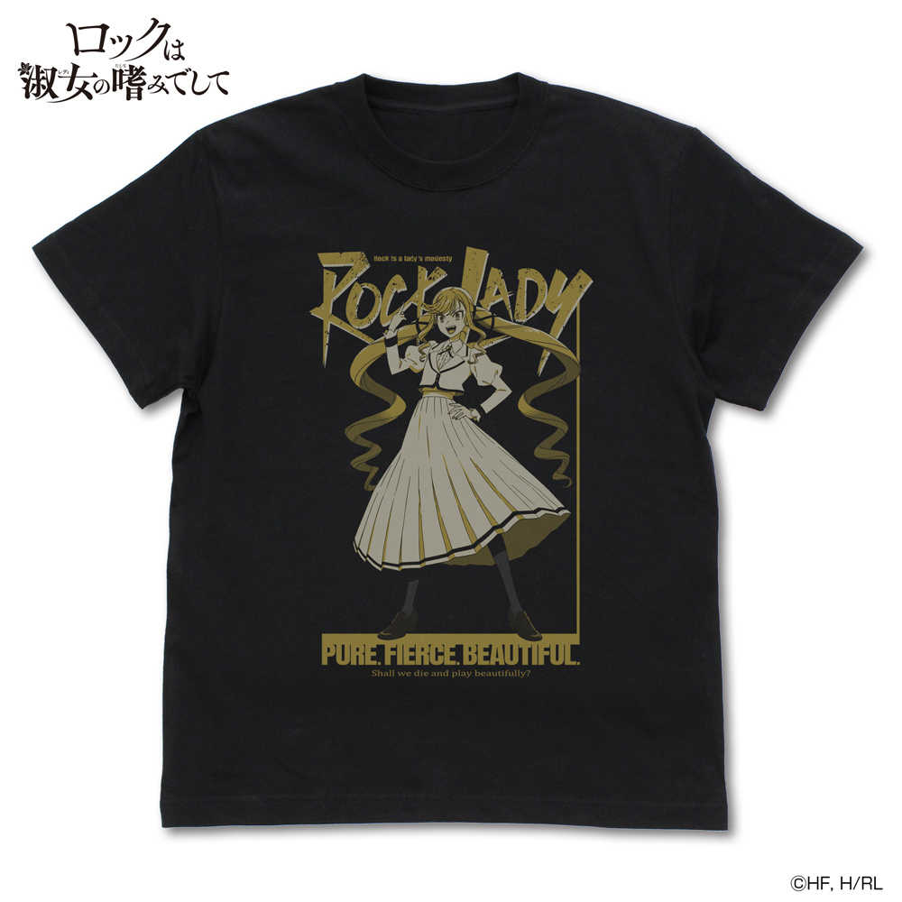 ★萊盛小拳王★預購 25/07 COSPA 搖滾樂是淑女的嗜好 鈴之宮莉莉紗 黑T恤M 0518