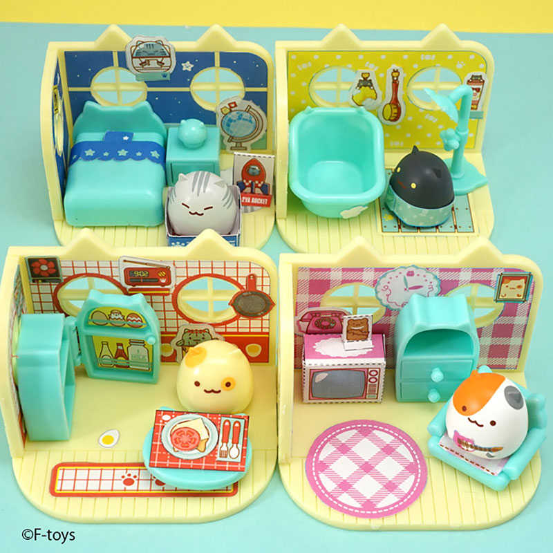 ★萊盛小拳王★F-toys 日空版 盒玩 貓貓的家 Vol.3 ねこさんのおうち3 全4種+1隨機