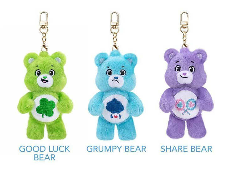 ★萊盛小拳王★POPMART 盒玩 彩虹熊 Care Bears系列 絨毛鎖匙扣 隨機出貨