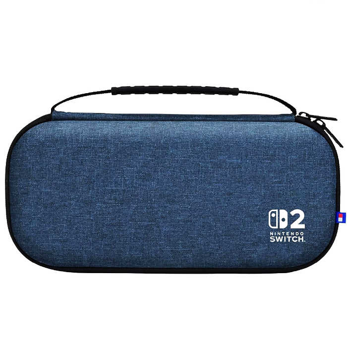 摩力科 新品現貨 NS2 HORI EVA輕薄硬殼主機保護包Plus款靛藍色 NSX-076 6975977471440