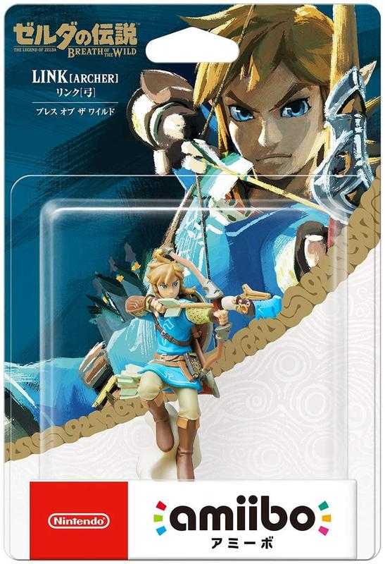 摩力科 新品 現貨 任天堂 AMIIBO 薩爾達傳說 曠野之息 林克 弓 4902370534405