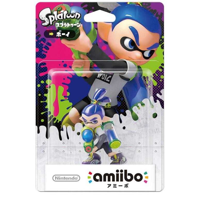 摩力科 新品 現貨 任天堂 AMIIBO 漆彈大作戰 男孩 4902370527810