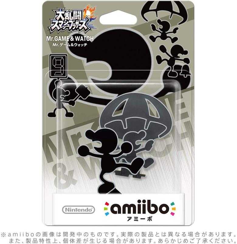 摩力科 新品 現貨 任天堂 AMIIBO Mr. GAME \u0026 WATCH 4902370529449