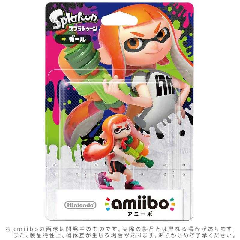 摩力科 新品 現貨 任天堂 AMIIBO 漆彈大作戰 女孩 4902370527803