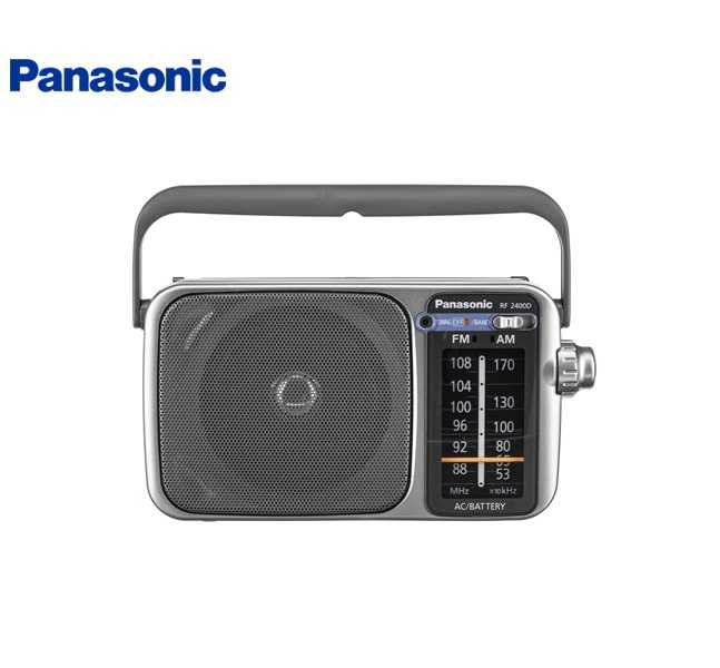 Panasonic 國際 RF-2400D-S 攜帶式FM/AM收音機