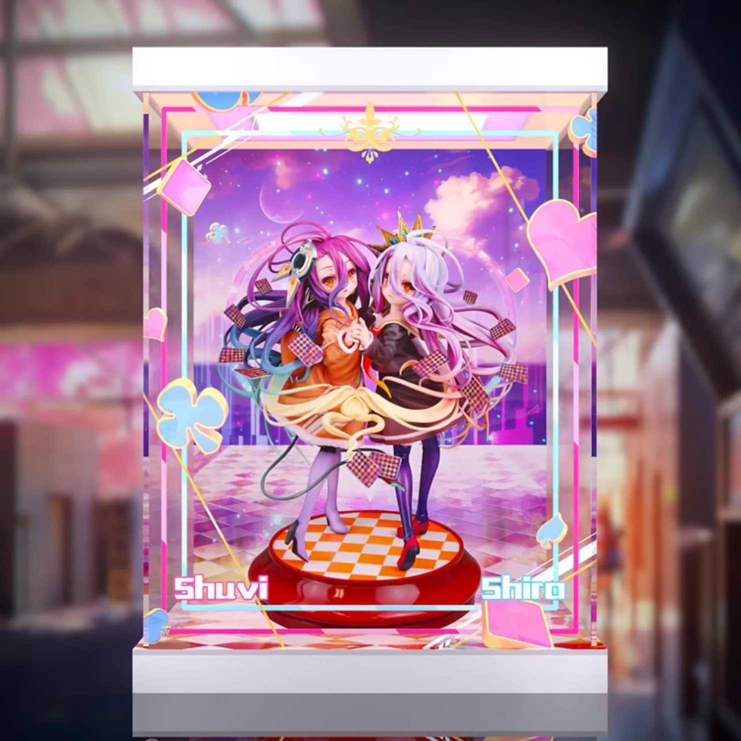 【AOWOBOX】GSC Phat! No Game No Life 遊戲人生 Zero 1/7 白 \u0026 休比主題展示盒