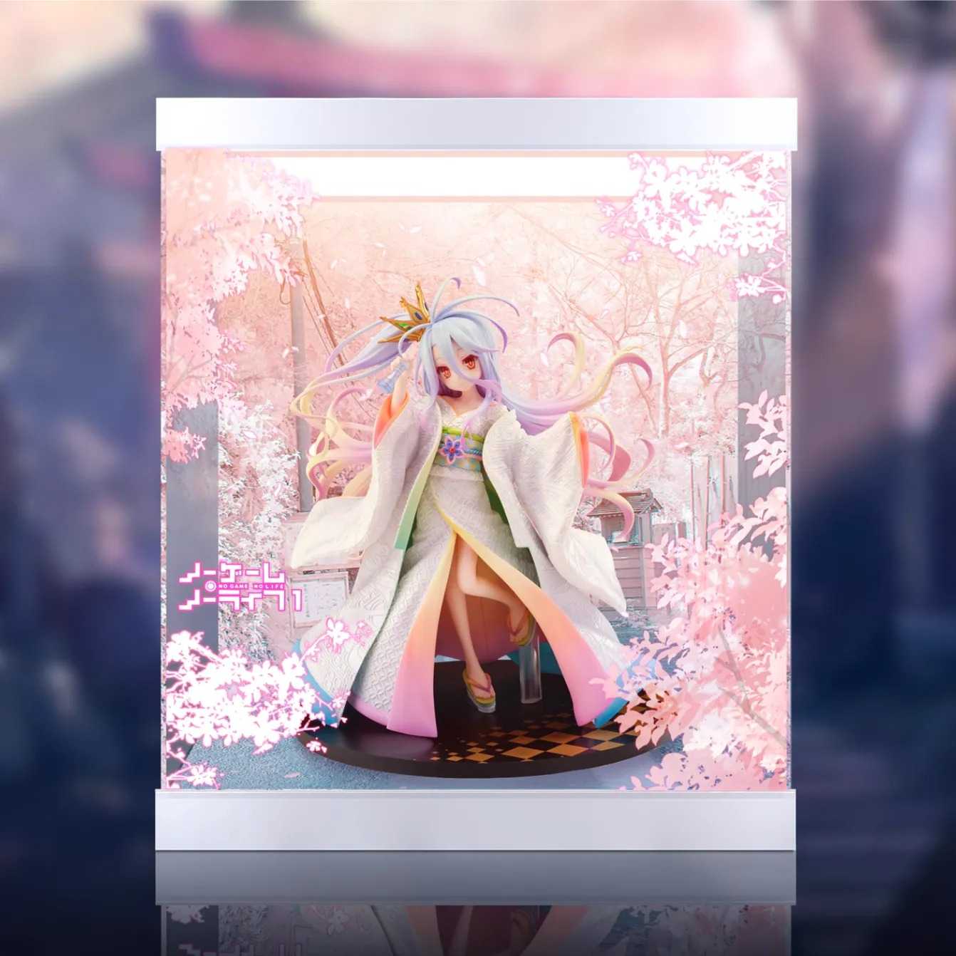 [AOWOBOX] FuRyu FNEX No Game No Life 遊戲人生 白 白無垢 公仔主題展示盒