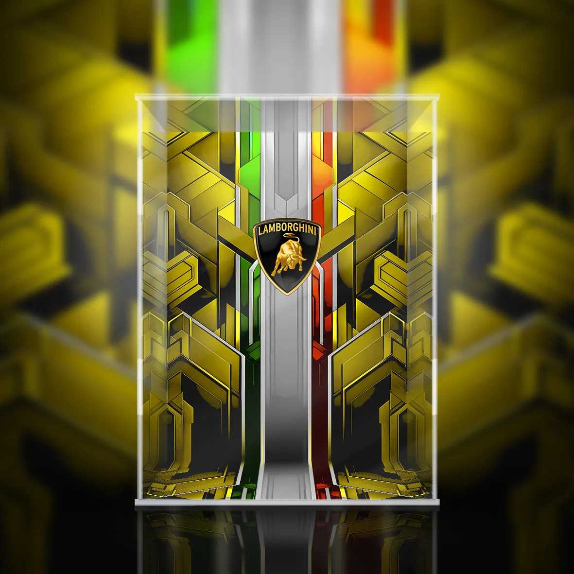 [AOWOBOX] Pop Mart 泡泡瑪特 MEGA SPACE MOLLY 藍寶堅尼 2024 主題展示盒