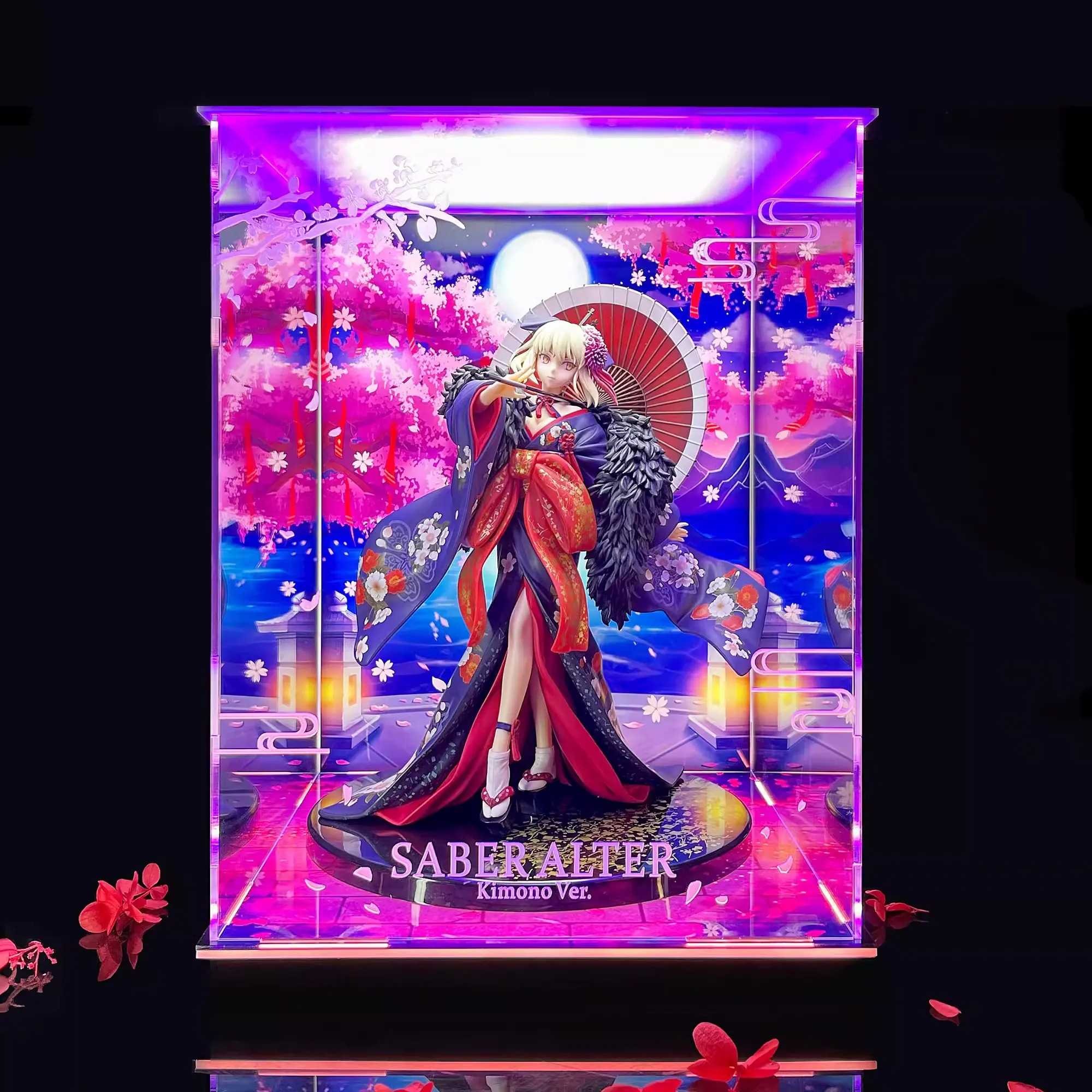 【AOWOBOX】GSC 角川 KDcolle 劇場版 Fate stay night Heaven\u0027s Feel 1/7 Saber Alter 和服專屬展示盒