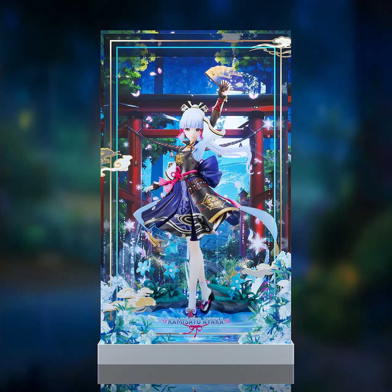 【AOWOBOX】APEX-TOYS 原神 神里綾華 白鷺霜華Ver.模型公仔 模型公仔主題壓克力展示盒