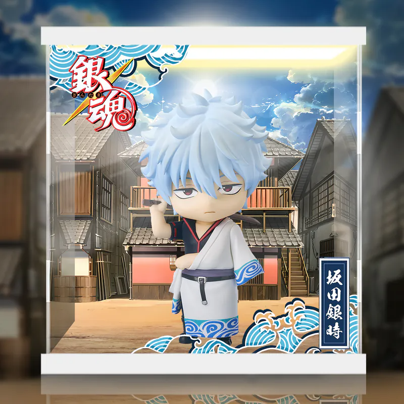 AOWOBOX]GSAS 黏土人銀魂坂田銀時公仔主題展示盒- 艾窩玩具（aowotoys
