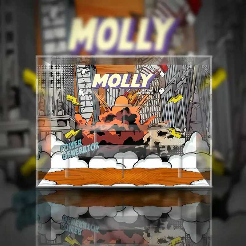 【AOWOBOX】Pop Mart 泡泡瑪特 Molly 瞬間超能力 系列 盲盒公仔專屬展示盒