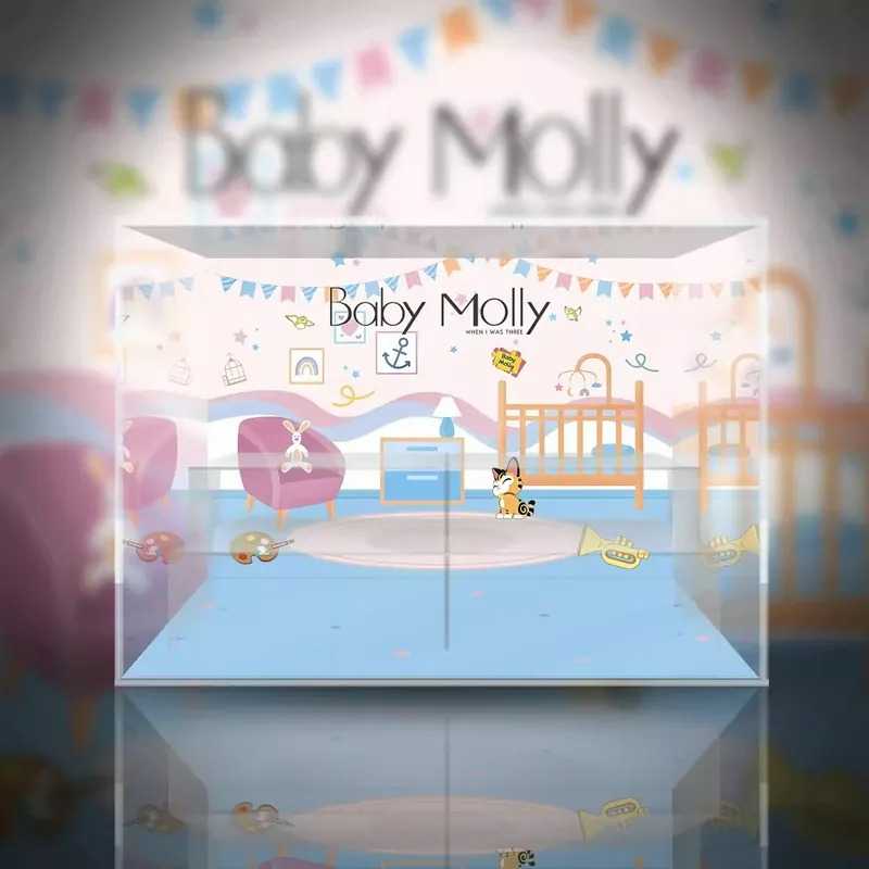 【AOWOBOX】Pop Mart 泡泡瑪特 Baby Molly 當我三歲時 系列 盲盒公仔專屬展示盒