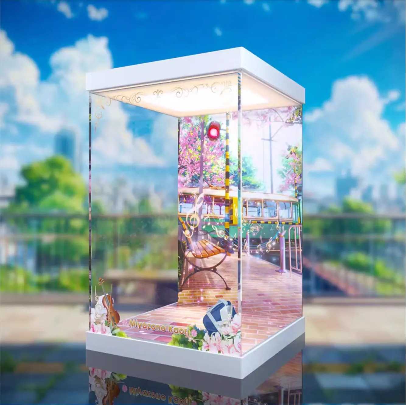 [AOWOBOX] Good Smile 四月是你的謊言 宮園薰 公仔主題展示盒