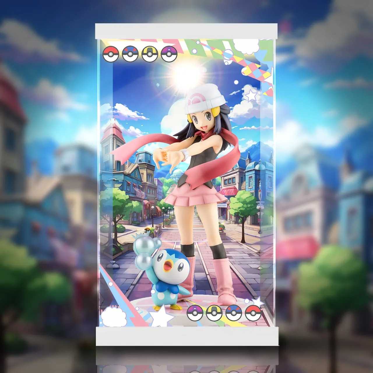 【AOWOBOX】壽屋 ARTFX J 精靈寶可夢 Pokemon 小光 波加曼主題展示盒