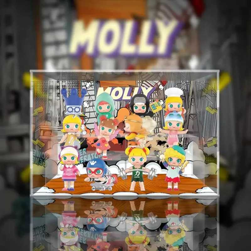 【AOWOBOX】Pop Mart 泡泡瑪特 Molly 瞬間超能力 系列 盲盒公仔專屬展示盒