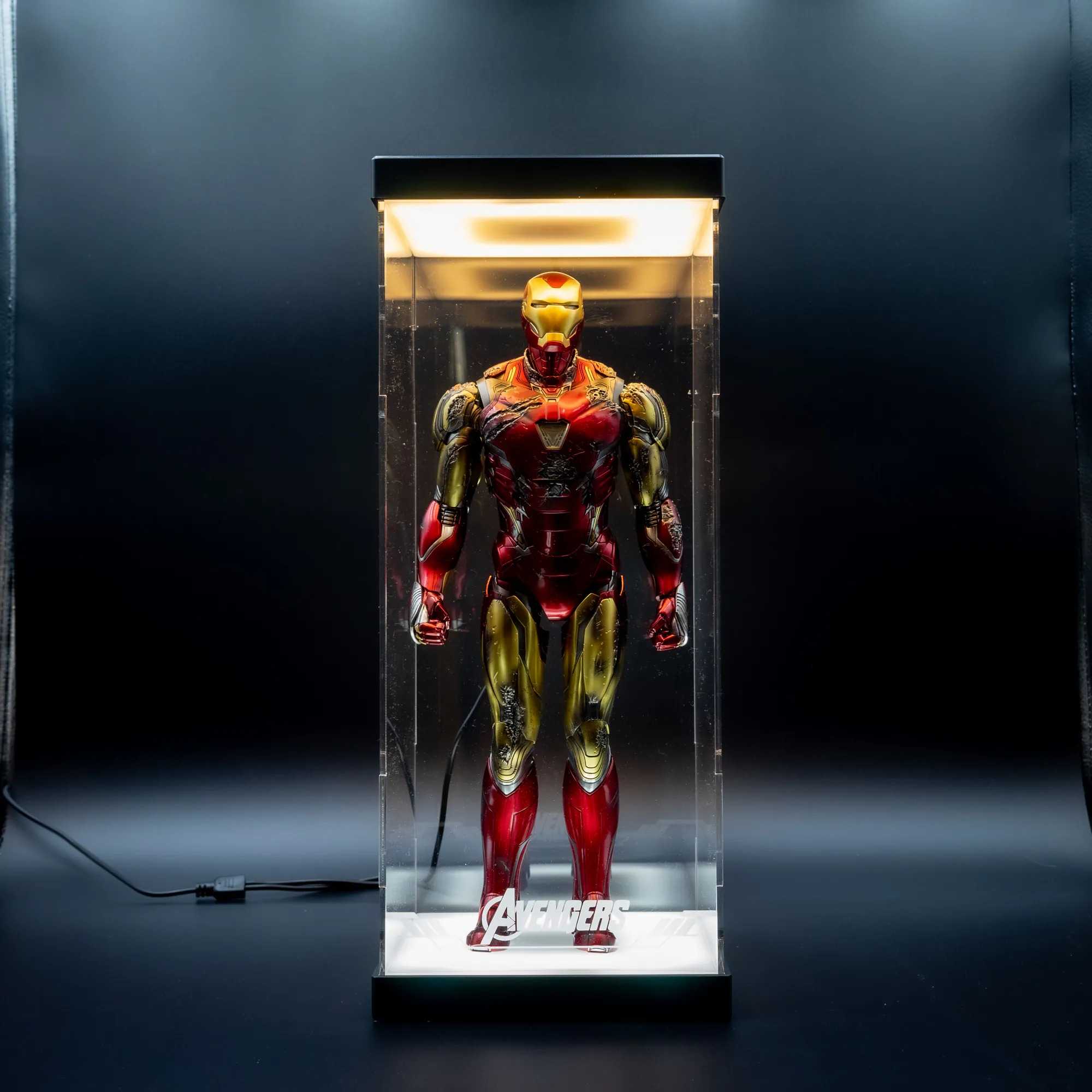 【AOWOBOX】Hottoys 1/6 模型通用展示盒 Marval Captain American Ironman