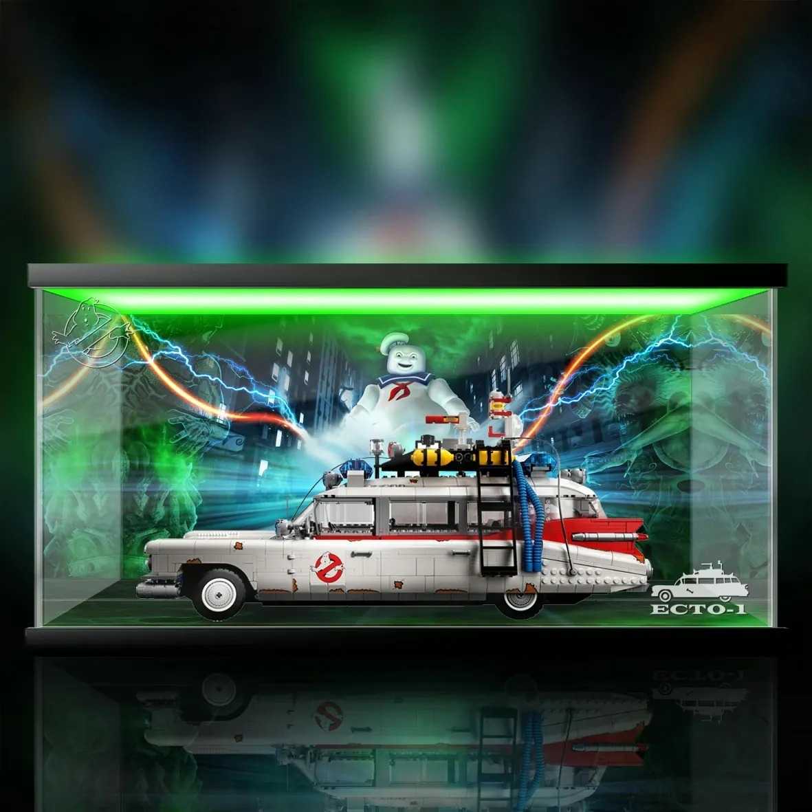 【AOWOBOX】LEGO 10274 捉鬼敢死隊 Ghostbusters Ecto-1 捉鬼車模型主題展示盒