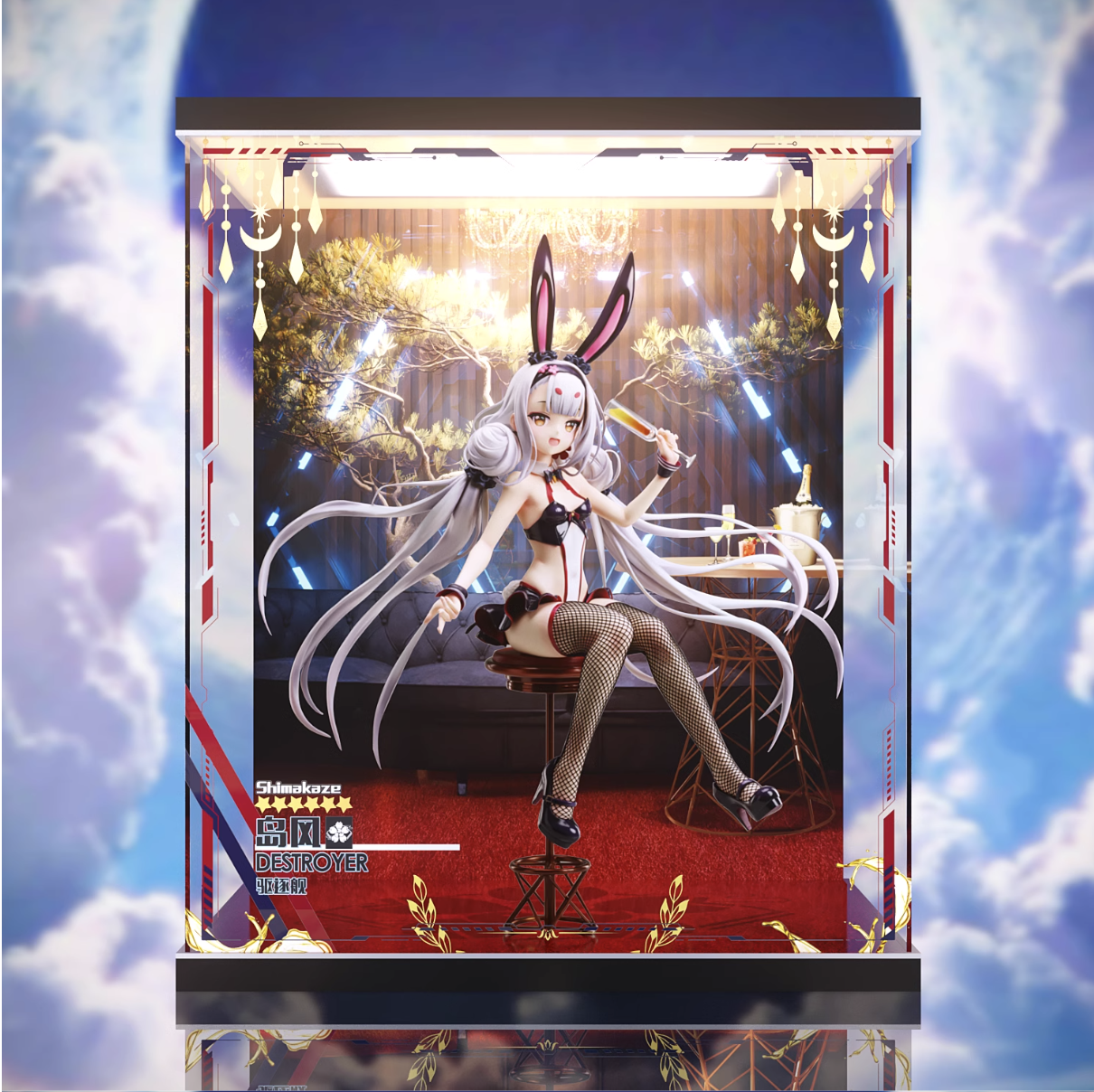 [AOWOBOX] Freeing 碧藍航線 島風 兔女郎 最速兔女郎的邀請函 專用主題展示盒