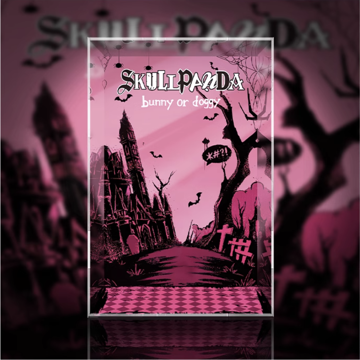 [AOWOBOX] Pop Mart 泡泡瑪特 SKULLPANDA 萬聖訪客 專用主題展示盒
