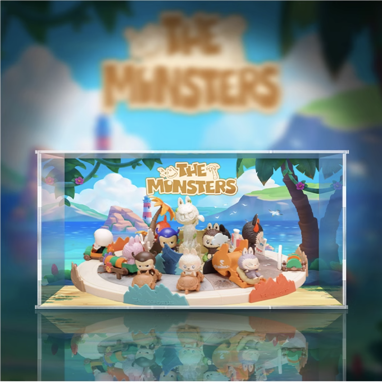 [AOWOBOX] Pop Mart 泡泡瑪特 The Monster Labubu 一起玩遊戲 系列 盲盒專用主題展示盒