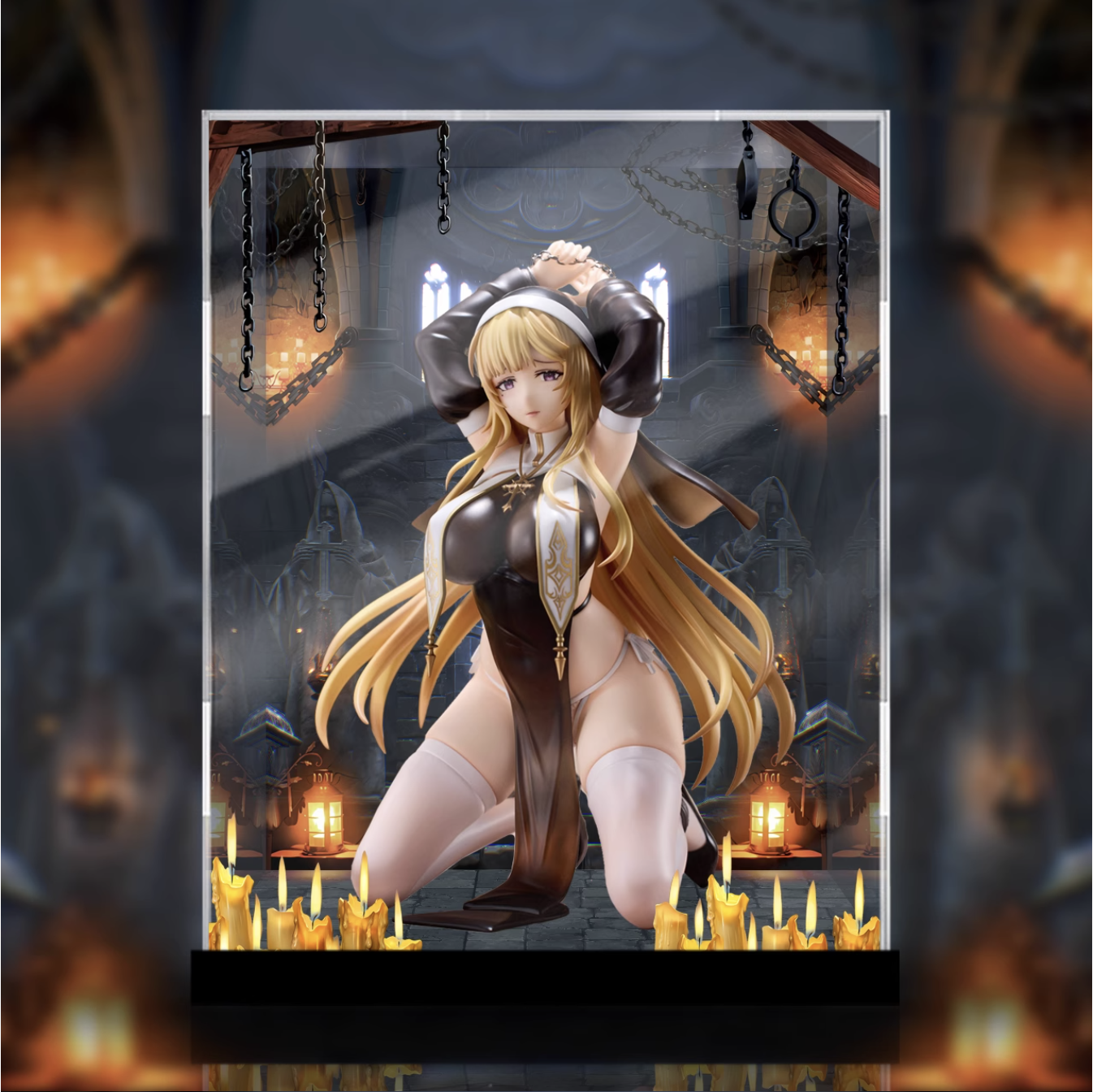 [AOWOBOX] DampLiquid Mortschlag 修女 普里西拉 普莉希拉 專用主題展示盒