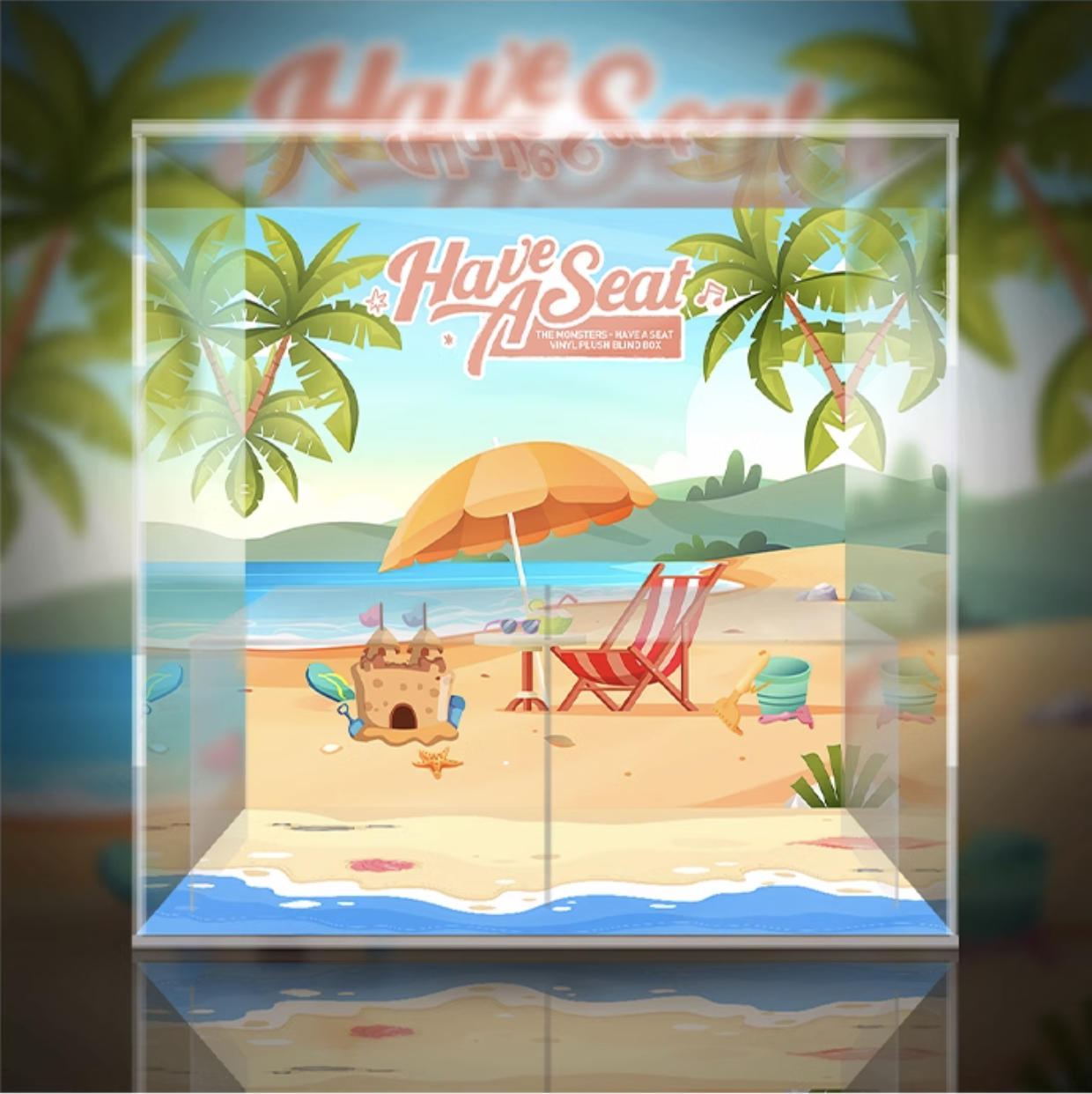 [AOWOBOX] Pop Mart 泡泡瑪特 The Monsters Labubu 坐坐派對 系列 盲盒專用主題展示盒