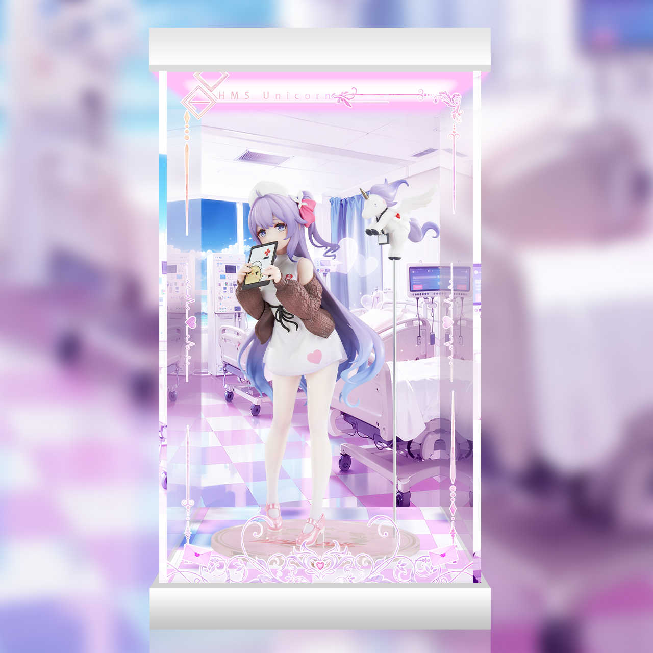 [AOWOBOX] Apex Limepie 碧藍航線 獨角獸 天使護理 專用主題展示盒