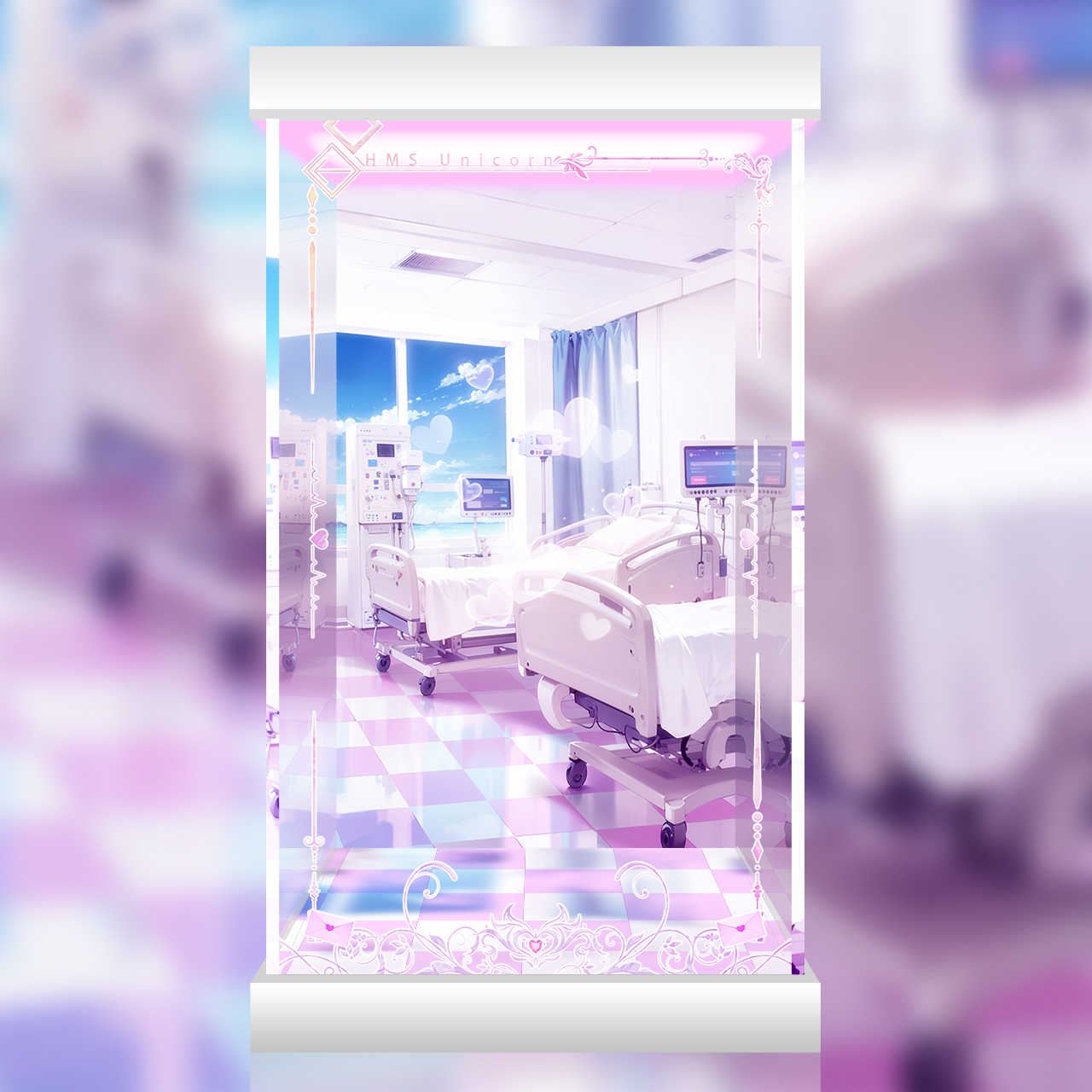 [AOWOBOX] Apex Limepie 碧藍航線 獨角獸 天使護理 專用主題展示盒