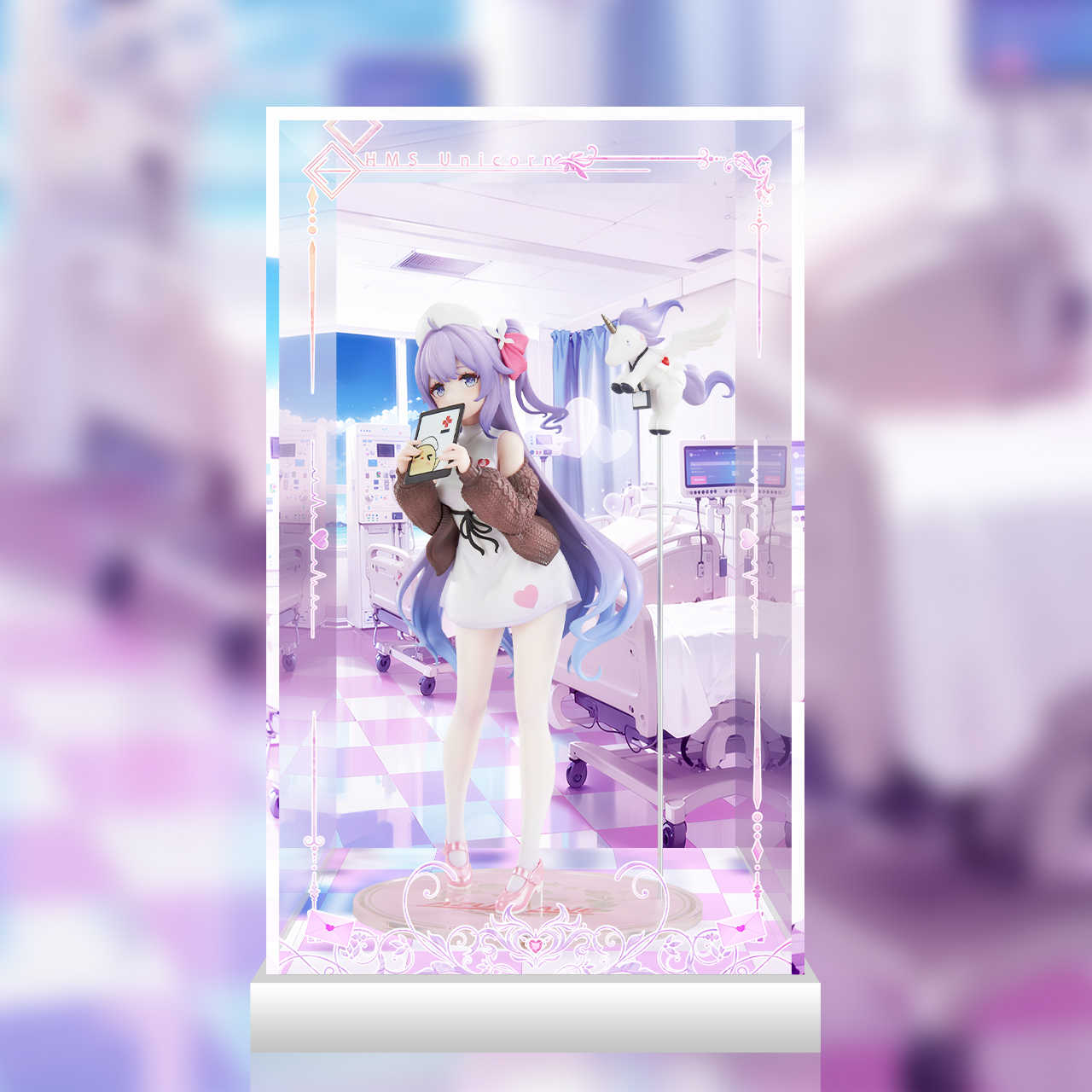 [AOWOBOX] Apex Limepie 碧藍航線 獨角獸 天使護理 專用主題展示盒