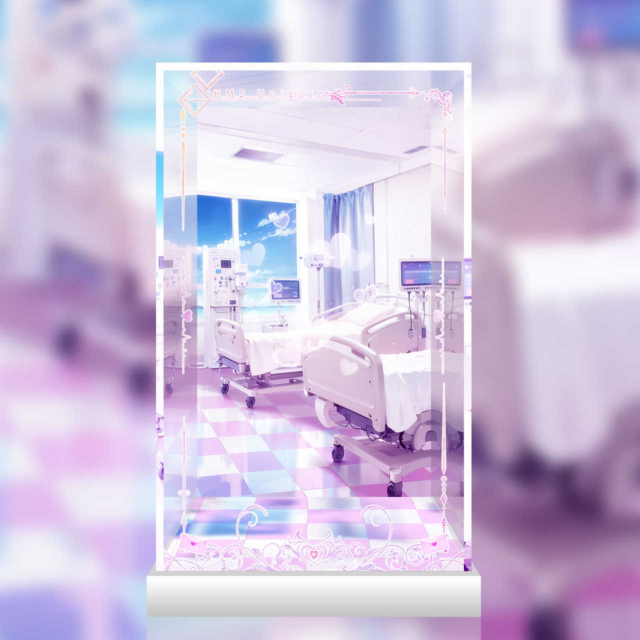 [AOWOBOX] Apex Limepie 碧藍航線 獨角獸 天使護理 專用主題展示盒