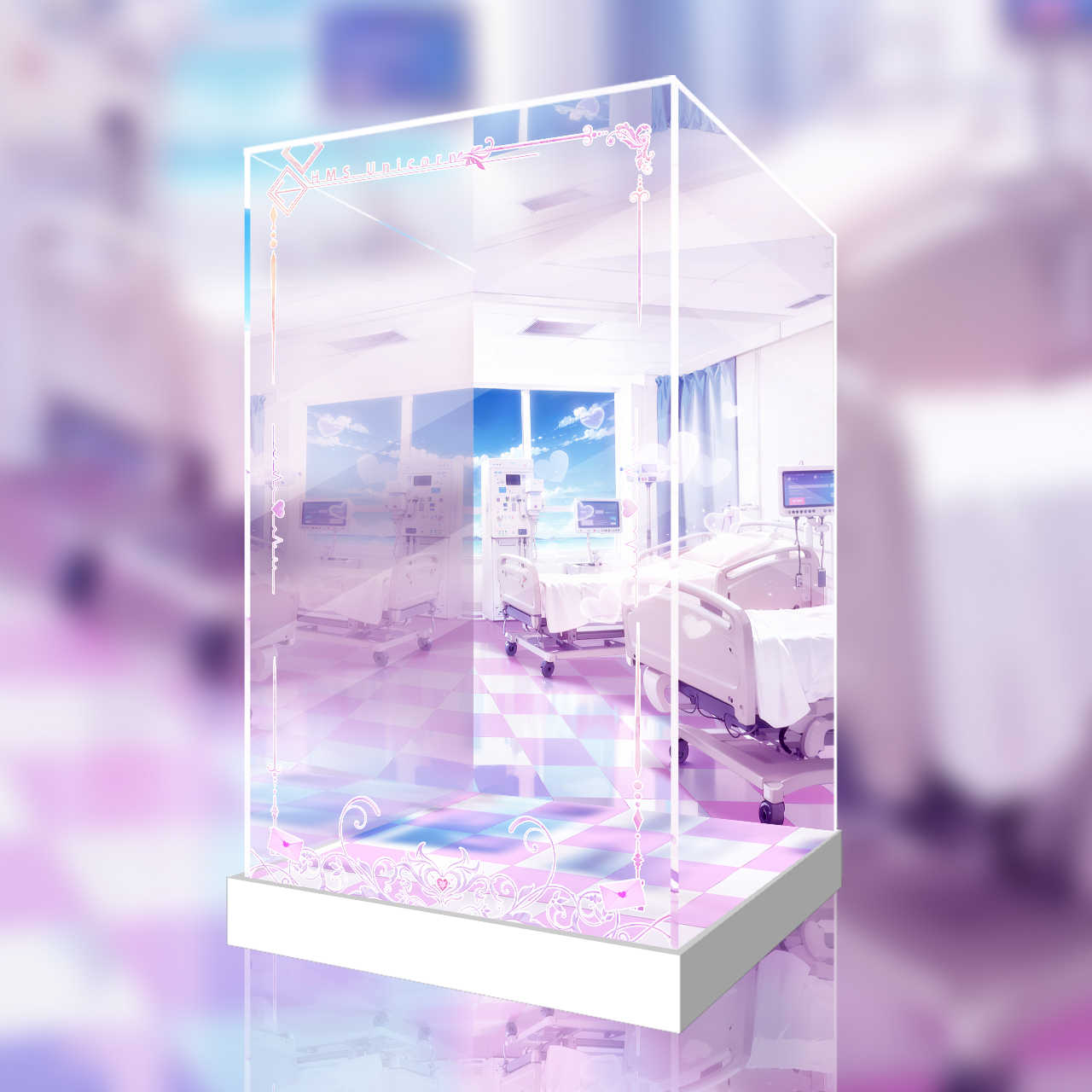 [AOWOBOX] Apex Limepie 碧藍航線 獨角獸 天使護理 專用主題展示盒