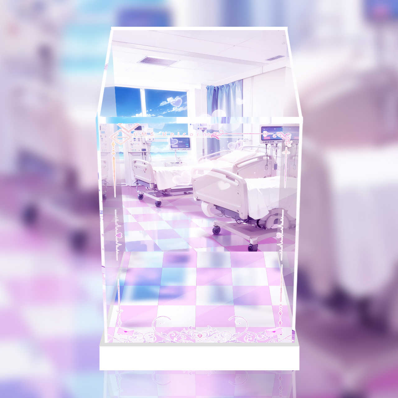 [AOWOBOX] Apex Limepie 碧藍航線 獨角獸 天使護理 專用主題展示盒