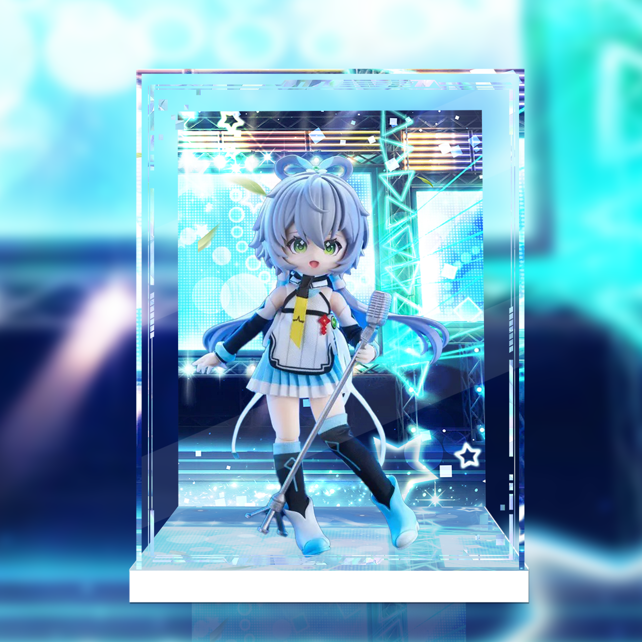 [AOWOBOX] VSINGER 洛天依 12分可動人偶 公式服款專用 主題展示盒