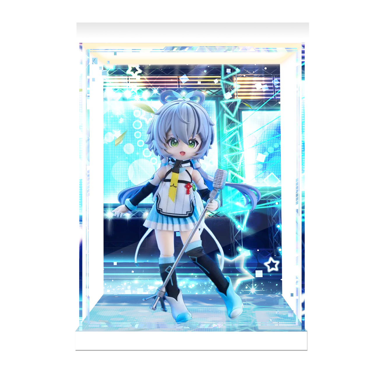 [AOWOBOX] VSINGER 洛天依 12分可動人偶 公式服款專用 主題展示盒