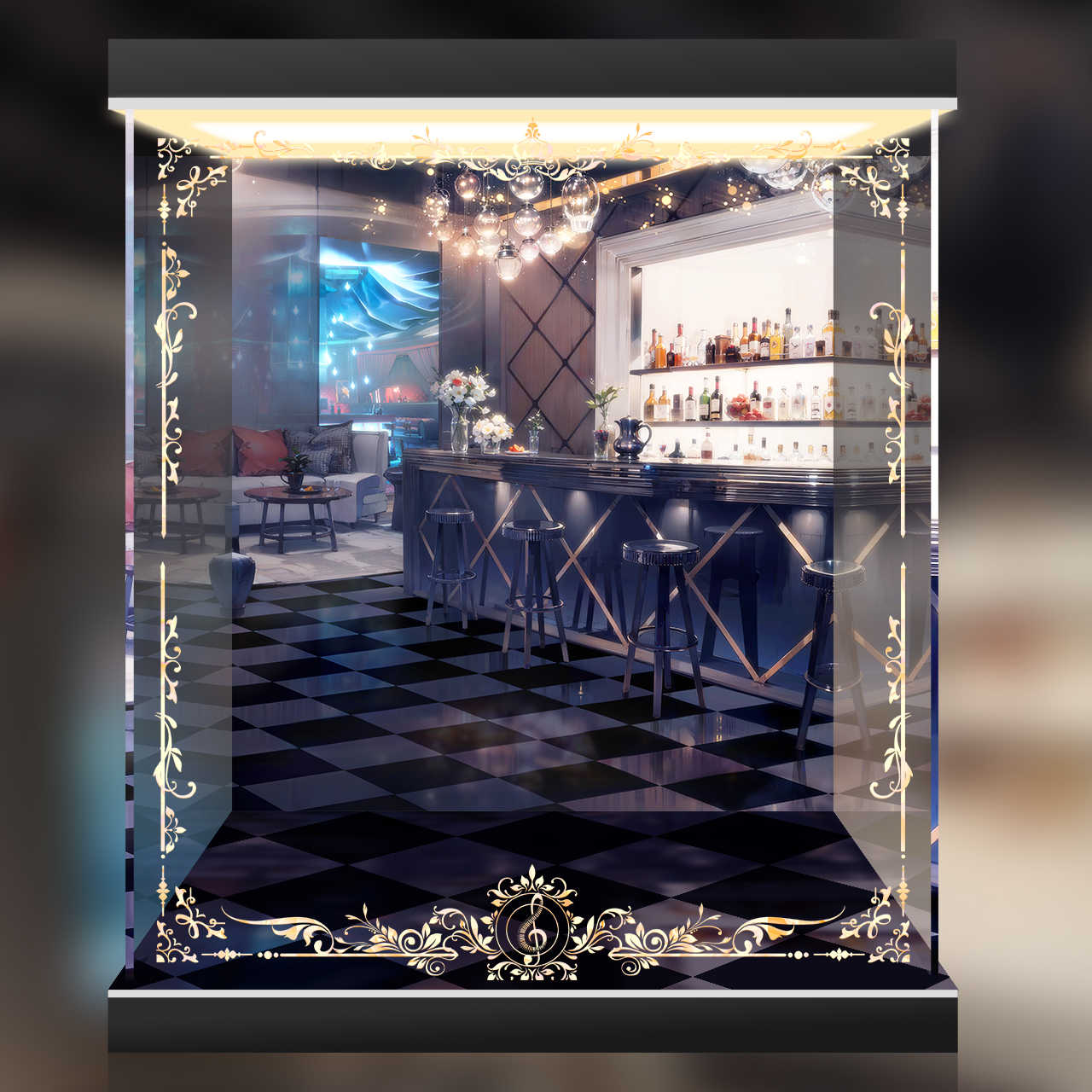 [AOWOBOX] FREEing B-style 初音未來 兔女郎 三目YYB版專用 主題展示盒