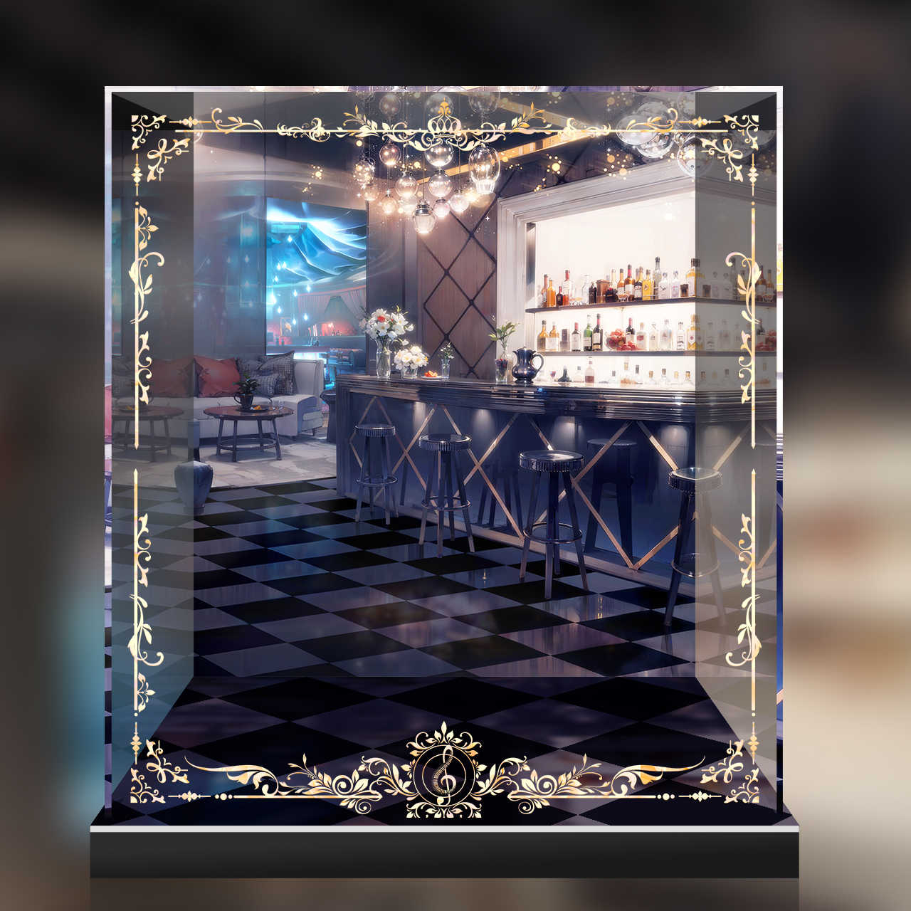 [AOWOBOX] FREEing B-style 初音未來 兔女郎 三目YYB版專用 主題展示盒